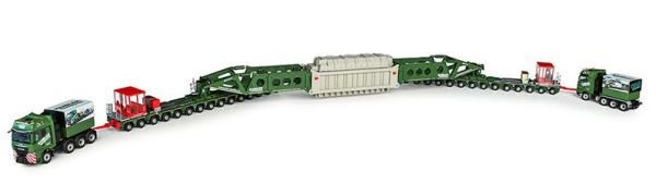 CONSET10020 - MAN Euro 5 TGX XXL con puente de polvos laterales SCHEUERLE STB 320 con EuroCombi L13 y MAN TGX GX - 1