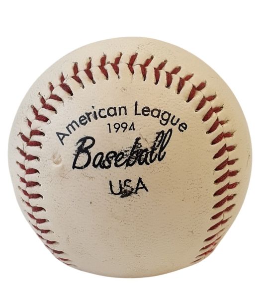 SHELL-002 - Usado – Pelota de juego – Liga Americana de Béisbol de 1994 - 1