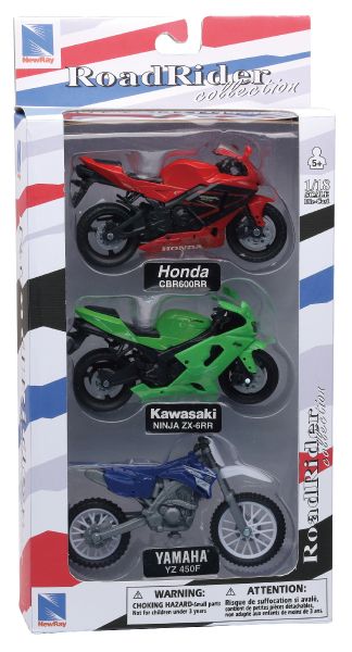 NEW67015B - Conjunto de 3 motos HONDA KAWASAKI y YAMAHA - 1