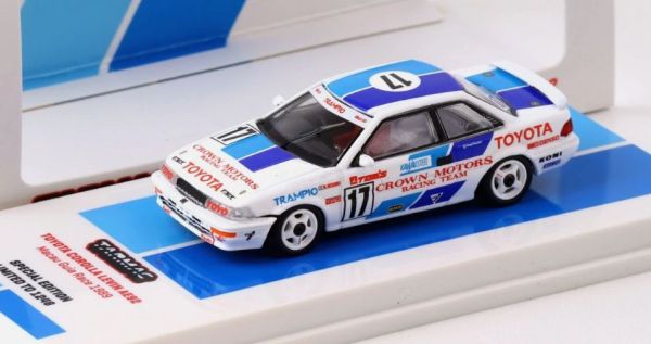 T64-036-89MGP17 - TOYOTA Corolla Levin AE92 #17 GP de Macao 1989 Blanco y azul - 1