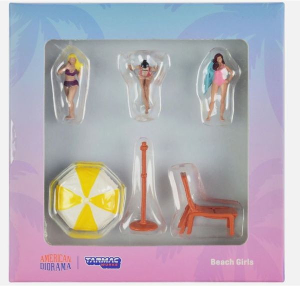 T64F-002-YL - 3 figuras y accesorios - En la playa - 1