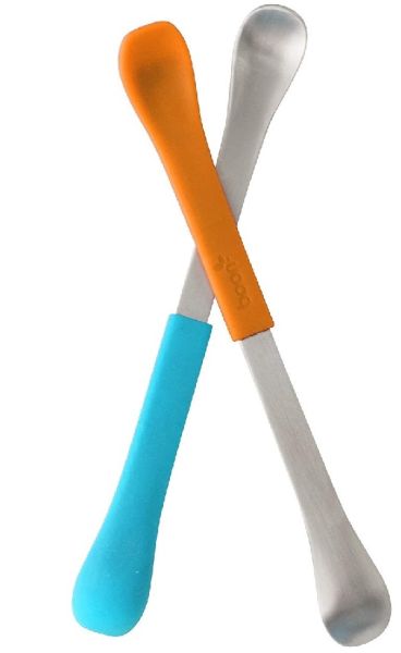 TB298 - 2 Cucharas 2 en 1 Naranja y azul - 1