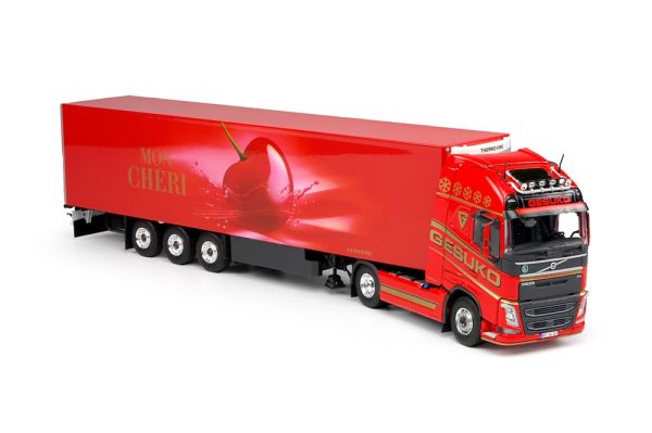 TEK69467 - VOLVO FH4 Globetrotter GESUKO 4x2 con semirrefrigerado Mon Cheri 3 ejes - 1