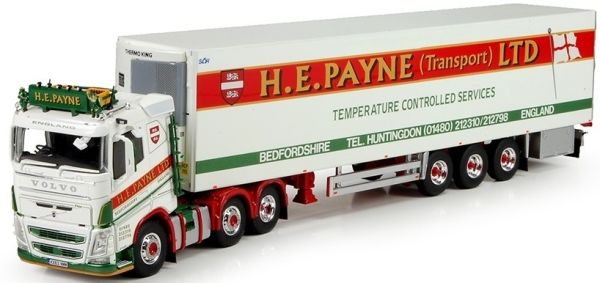 TEK71135 - VOLVO FH04 6x2 con remolque frigorífico de 3 ejes HE PAYNE - 1