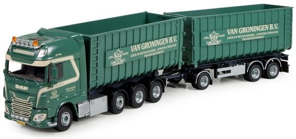 TEK74590 - DAF XF Super Space Cab remolque entrega de remolque Van Groningen - 1