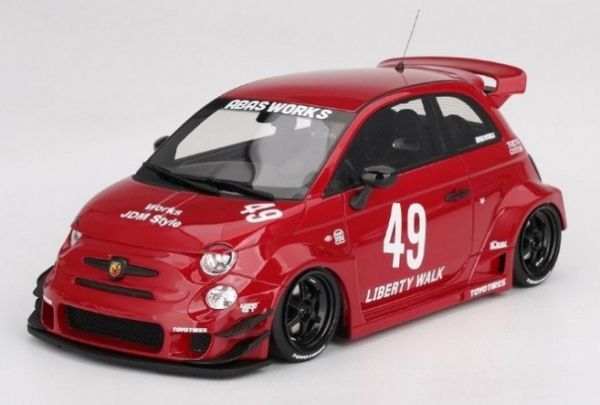 TS0613 - FIAT Abarth 595 LB-Works x abas 2024 rojo - 1