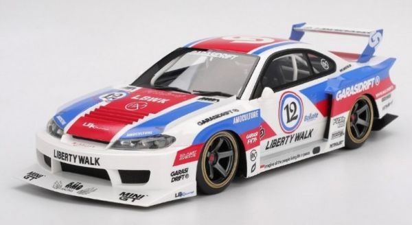 TS0635 - NISSAN Silvia S15 Super Silhouette garasidrift #12 2025 Blanco - 1