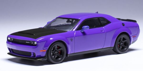 IXO-U43RDC001 - DODGE Challenger SRT Púrpura Demon 2018 - PLUM CRAZY - EDICIÓN USA - 1