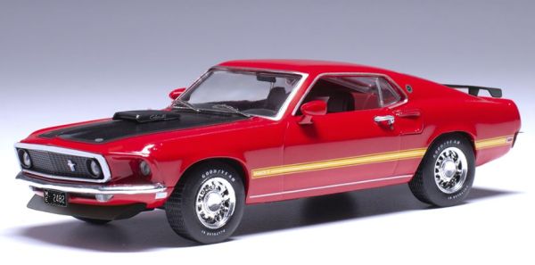 IXO-U43RDC003 - FORD Mustang Mach 1 Rojo 1969 - CORAL CALYPSO - EDICIÓN USA - 1