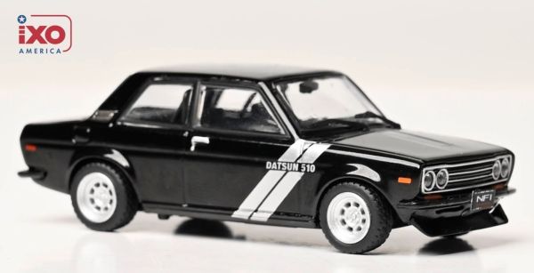 IXO-U64RDC005-JC - DATSUN 510 1971 Negro y Plata en blíster - 1