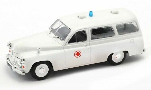 MAGPCWAR202A - Ambulancia WARSZAWA 202A 1959 blanca polaca vendida en blister - 1