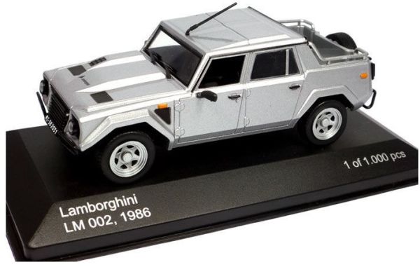 WBX105 - LAMBORGHINI LM002 1986 camioneta gris plata - 1