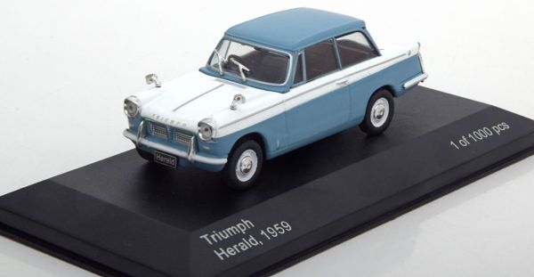 WBX119 - TRIUMPH Herald 1959 azul y blanco - 1