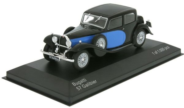 WBX123 - BUGATTI 57 Galibier 1934 azul negro - 1