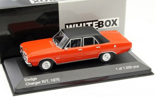 WBX148 - DODGE Charger R/T 1975 rojo techo negro - 1