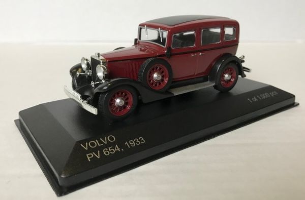WBX191 - VOLVO PV 654 1933 rojo techo negro - 1