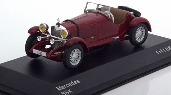 WBX204 - MERCEDES BENZ SSK 1928 descapotable rojo abierto - 1