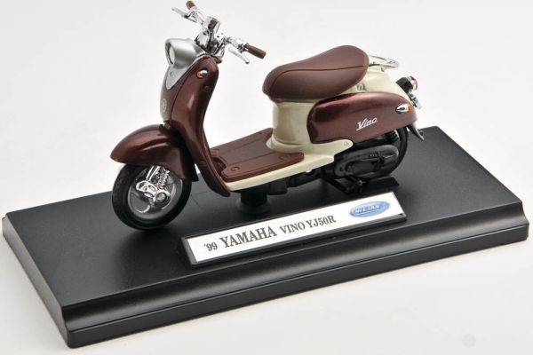WEL12142 - Yamaha Vino YJ50R de 1999, color marrón metalizado y crema. - 1