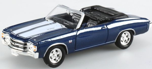 WEL18684 - CHEVROLET Chevette SS 454 descapotable abierto azul descapotable de juguete - 1