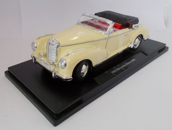WEL19859W - MERCEDES BENZ 300S 1955 cabriolé abierto color crema - 1