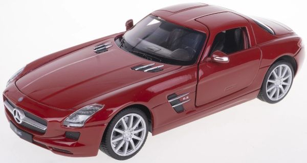 WEL24025W - MERCEDES BENZ SLG AMG 6.3 2010 burdeos - 1