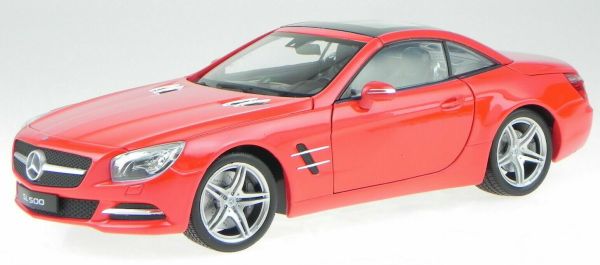 WEL24041WB - MERCEDES BENZ SL500 2012 techo duro cerrado rojo - 1