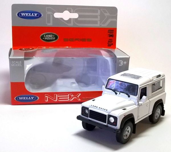 WELLR49720W - LAND ROVER Defender coche fricción blanco - 1