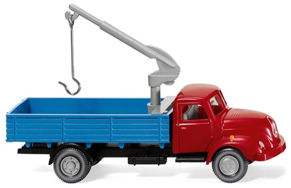 WIK042002 - Volquete MAGIRUS S 3500 4x2 con grúa - 1