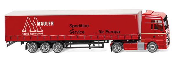 WIK053707 - MAN TGX Euro 6 4x2 con semi lona 3 ejes Servicio de expedición Mauler - 1