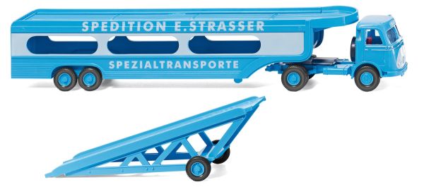 WIK058049 - Semirremolque MERCEDES Pullman 4x2 con Spedition E.Strasser de 2 ejes - 1