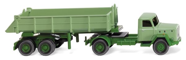 WIK067703 - MAGIRUS Saturn 4x2 con semivolquete de 2 ejes - 1