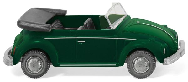 WIK080208 - VW escarabajo descapotable verde - 1