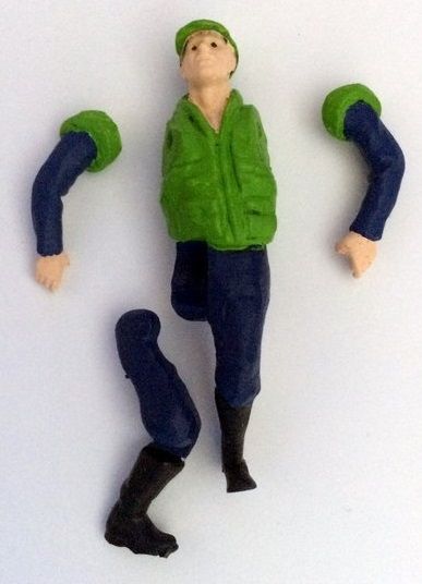 WM085 - Figura Escalada Pasos Verde Claro - 1