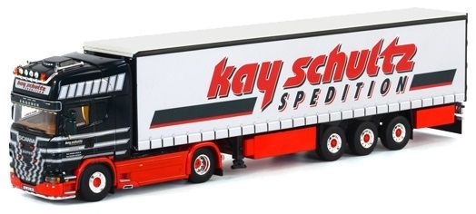 WSI01-1350 - Remolque de lona SCANIA R6 Topline 4x2 y KAY SCHULTZ - 1