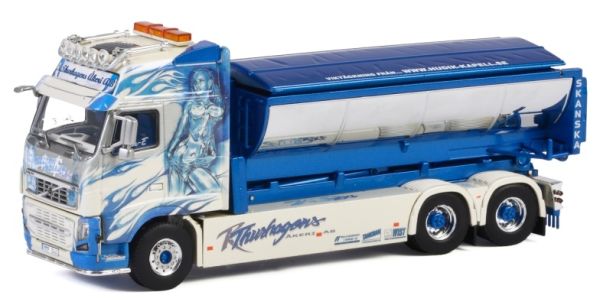 WSI01-2641 - VOLVO FH03 GL XXL 6x4 camión con contenedor volquete ampirole R.THURHAGEN AKERI AB - 1