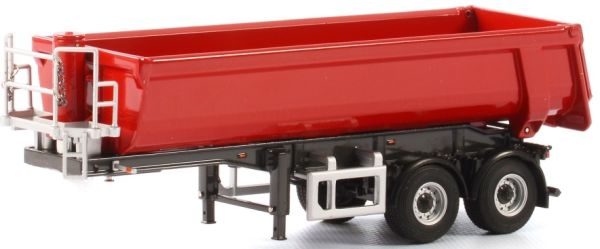 WSI04-1154 - Volquete semirredondo 2 ejes rojo - 1
