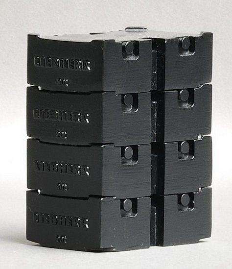 YCC509-3 - 4 Contrapeso 30 toneladas para LIEBHERR LTM 1800 / LG 1550 Negro RAL 9005 - 1