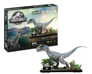 REV00247 - Rompecabezas 3D de 57 piezas - JURASSIC WORLD - Azul
