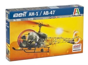 ITA0095 - Helicóptero militar BELL AH-1 / AB-47 para ensamblar y pintar
