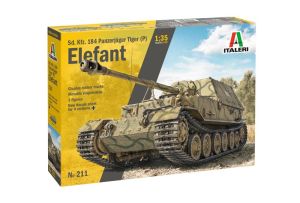 ITA0211 - Carro de combate Sd.Kfz. 184 Pz. Jager Elefant para montar y pintar