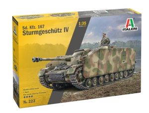 ITA0223 - Sd. Kfz. 167 con cañón STURMGESCHUTZ IV para ensamblar y pintar