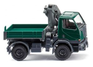 WIK036903 - Camión rígido UNIMOG U 20 4x2 con grúa de carga, color verde musgo