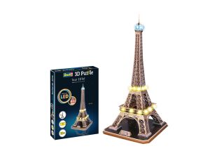 REV00150 - Puzzle 3D 84 Piezas La Torre Eiffel – Edición Led