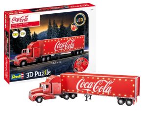 REV00152 - Puzzle 3D Led 168 Piezas Camión COCA COLA