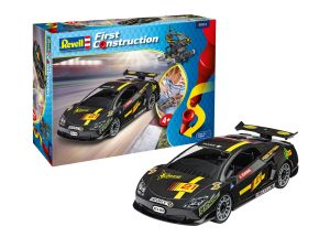 REV00923 - Mi primer juguete para construir - Coche de carreras negro