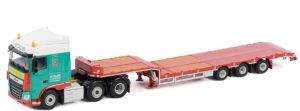 WSI01-3133 - Camión cama baja DAF XF Space Cab 6x2 con 3 ejes SCALES