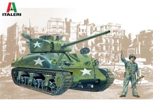 ITA0225 - Tanque M4 A1 Sherman para montar y pintar