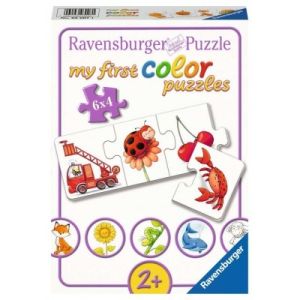 RAV03007 - Mis primeros puzzles - 6 puzzles 4 piezas - Todos mis colores