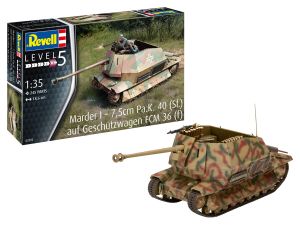 REV03292 - Char Marder I sobre base FCM 36 para montar y pintar