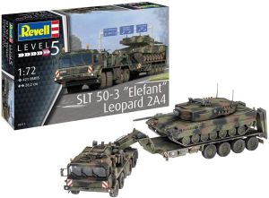 REV03311 - SLT 50-3 Elephant + Leopard 2A4 vehículo y tanque para montar y pintar